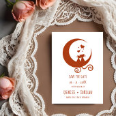 Funny Amorous Romantic Cats Couple Wedding  ラバースタンプ