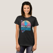 Funny Amputee Amputation Retro High Four Tシャツ (正面フル)