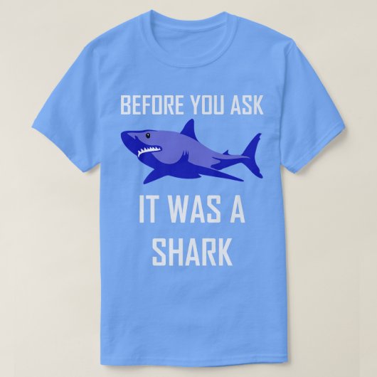 Funny Amputee Amputation Surgery It Was A Shark Hu Tシャツ (デザイン正面)