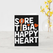 Funny Anatomy Going Tibia Okay Broken Leg Gift For カード (黄色い花)
