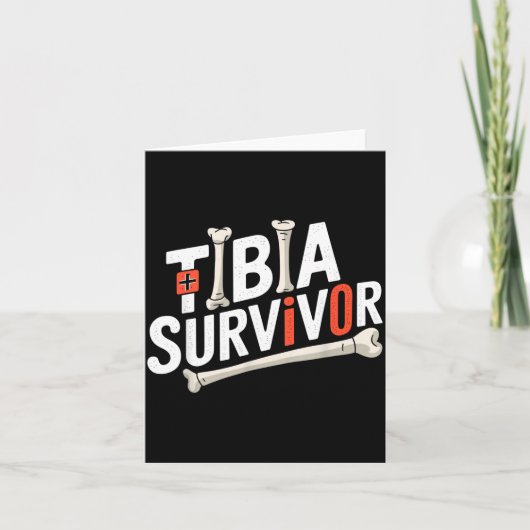 Funny Anatomy Going Tibia Okay Broken Leg Gift For カード (正面)