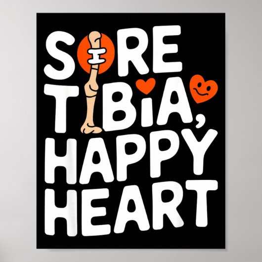 Funny Anatomy Going Tibia Okay Broken Leg Gift For ポスター (正面)
