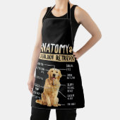 Funny Anatomy Golden Retriever Dog Lover Gift エプロン (インサイチュ)
