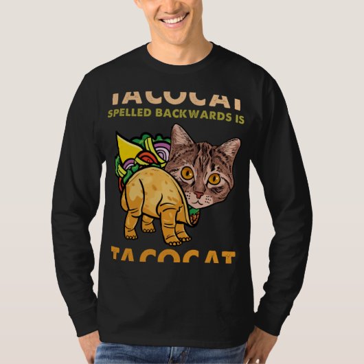 Funny and Cute Tacocat Taco Cat Spelled Backward G Tシャツ (正面)