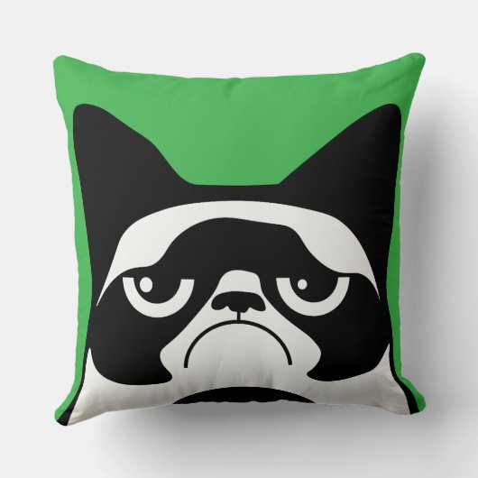 Funny Angry Cat クッション (裏面)