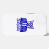 Funny angry cat meme for kitty lovers Case-Mate iPhoneケース (裏面 (横))