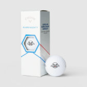 Funny Angry Face Golf Ball Design ゴルフボール (パッケージング)