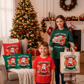 Funny Angry Santa Christmas Sarcastic Holiday トートバッグ