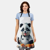 Funny animal art – perfect gift for animal lovers  エプロン (着用した状態)