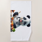 Funny animal art – perfect gift for animal lovers  ビーチタオル (正面)