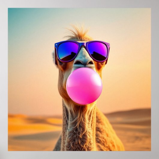 Funny animal art – perfect gift for animal lovers  ポスター (正面)