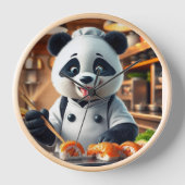 Funny animal art – perfect gift for animal lovers 壁時計 (正面)