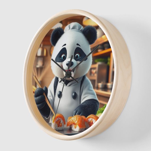 Funny animal art – perfect gift for animal lovers 壁時計 (傾斜)