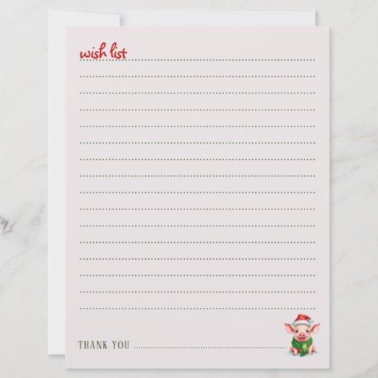 Funny Animal Christmas Favorites - Piglet 2 (裏面)