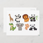 FUNNY ANIMALS POSTCARD ポストカード (正面/裏面)