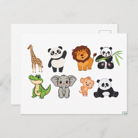 FUNNY ANIMALS POSTCARD ポストカード (正面/裏面)