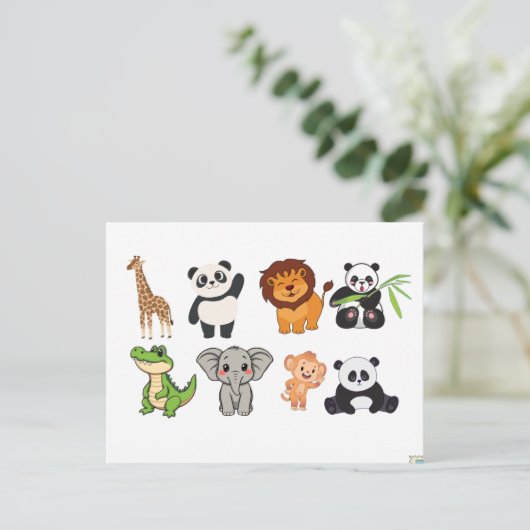 FUNNY ANIMALS POSTCARD ポストカード (スタンド正面)