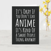 Funny Anime Cards For Otaku Manga Lover Humor Kids カード (黄色い花)