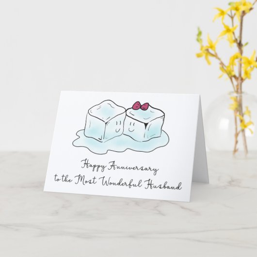 Funny Anniversary Card for Husband                 カード (黄色い花)