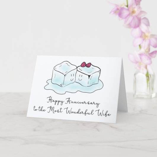Funny Anniversary Card for Wife                    カード (蘭)