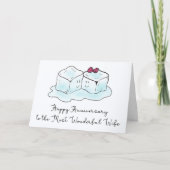 Funny Anniversary Card for Wife                    カード (正面)