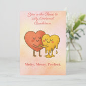 Funny Anniversary Card – You’re My Cheese カード (スタンド正面)