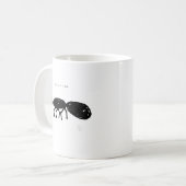 Funny Ant Mug -  Badly Drawn Animal Gift コーヒーマグカップ (正面左)
