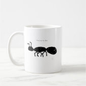 Funny Ant Mug -  Badly Drawn Animal Gift コーヒーマグカップ (左)