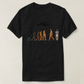 Funny Anti Biden Evolution of Man Go Back We Screw Tシャツ (デザイン正面)