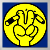 Funny Anti Smoking ⚠ Thai Sign ⚠ ポスター (正面)