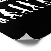 Funny Anti-trump Evolution Litical Humor  ポスター (角)