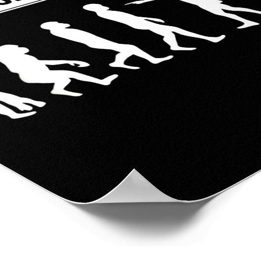 Funny Anti-trump Evolution Litical Humor  ポスター (角)