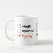 Funny Anti Valentine Mug コーヒーマグカップ (左)