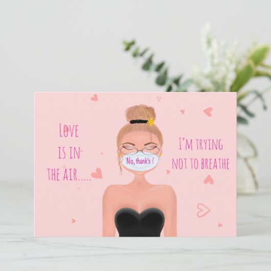 Funny Anti-Valentine’s Day Hand drawn  シーズンカード (スタンド正面)