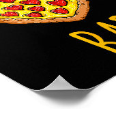 Funny Anti-valentines Pizza Is My Bae ポスター (角)