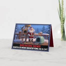 Funny anti woke Christmas card カード