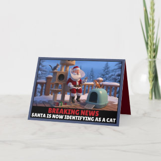 Funny anti woke Christmas card カード