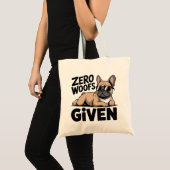 Funny Antisocial French Bulldog Frenchie Dog Lover トートバッグ (正面(商品))
