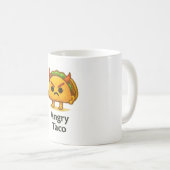 Funny Anxiety Taco Mug Cute Gift for Foodie Friend コーヒーマグカップ (正面右)