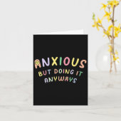 Funny Anxious But Doing It Anyways カード (黄色い花)
