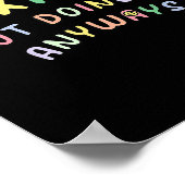 Funny Anxious But Doing It Anyways ポスター (角)