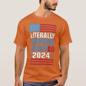 Funny anyone under 80 for 2024 President Election  Tシャツ (正面)