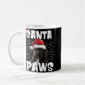 Funny Ao Christmas Lights Tree Dog Lover Xma T Shi コーヒーマグカップ (左)