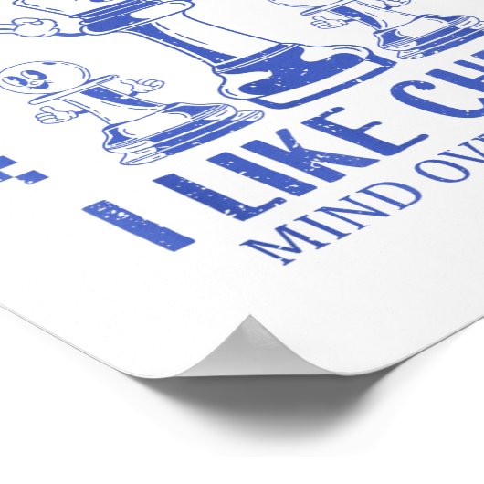 Funny Apparently, I Like Chess  ポスター (角)