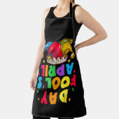 Funny April Fool's Day Pranks Kit 1st April Jokes エプロン (インサイチュ)