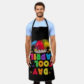 Funny April Fool's Day Pranks Kit 1st April Jokes エプロン (着用した状態)