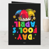 Funny April Fool's Day Pranks Kit 1st April Jokes カード (裏面)