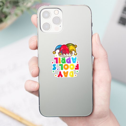 Funny April Fool's Day Pranks Kit 1st April Jokes シール (スマートフォン)