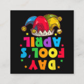 Funny April Fool's Day Pranks Kit 1st April Jokes スクエア名刺 (正面)
