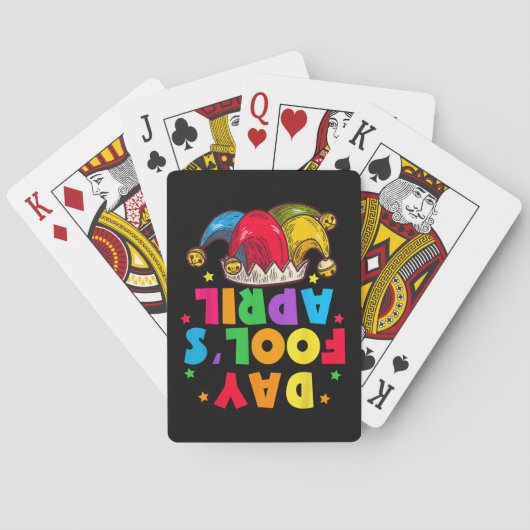 Funny April Fool's Day Pranks Kit 1st April Jokes トランプ (裏面)